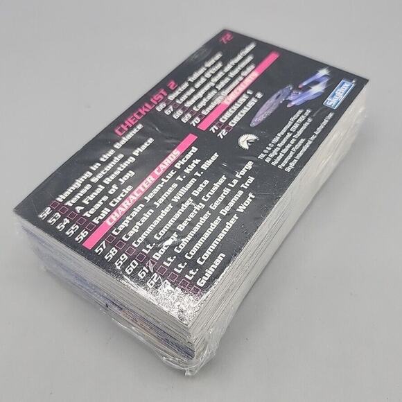 Star Trek Tall Format Skybox 1994 Generations Movie Complete Base Set - Picture 7 of 7